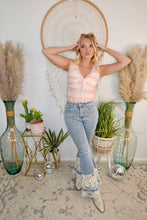 Load image into Gallery viewer, Graceful Lace Flare Jeans-Denim
