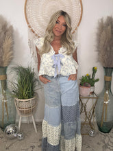 Load image into Gallery viewer, Wanderpatch Wide Leg Pants-Denim