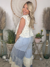 Load image into Gallery viewer, Wanderpatch Wide Leg Pants-Denim