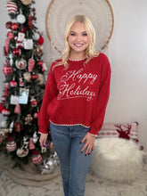 Load image into Gallery viewer, Happy Holidays Festive Sweater