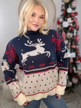 Load image into Gallery viewer, Alpenglow Stag Knit Sweater