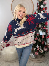 Load image into Gallery viewer, Alpenglow Stag Knit Sweater