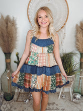 Load image into Gallery viewer, Western Charmer Patchwork Dress