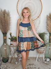 Load image into Gallery viewer, Western Charmer Patchwork Dress