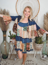 Load image into Gallery viewer, Western Charmer Patchwork Dress
