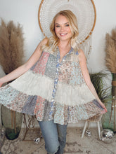 Load image into Gallery viewer, Wild Wish Patchwork Tunic