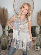 Load image into Gallery viewer, Wild Wish Patchwork Tunic