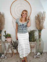 Load image into Gallery viewer, Delicate Dreams Mesh Maxi Skirt