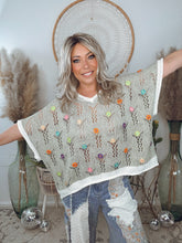 Load image into Gallery viewer, Daisy Dream Crochet Sweater