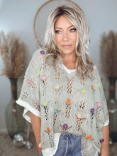 Load image into Gallery viewer, Daisy Dream Crochet Sweater