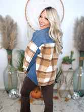 Load image into Gallery viewer, Timberline Fleece Shacket-Camel