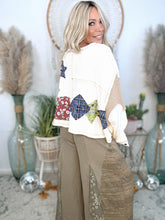 Load image into Gallery viewer, Flower Child Sweater Top-Ivory