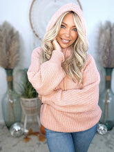 Load image into Gallery viewer, The Cloudknit Hooded Sweater-Pink