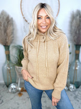 Load image into Gallery viewer, The Cloudknit Hooded Sweater-Camel