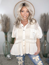 Load image into Gallery viewer, Coquette Crochet Shacket