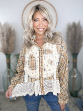 Load image into Gallery viewer, Peaceful Vibes Plaid Top
