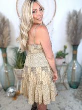 Load image into Gallery viewer, Sepia Romance Mini Dress