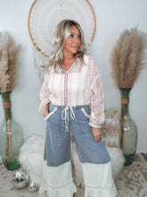 Load image into Gallery viewer, Step Into Spring Contrast Pants-Denim