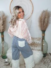 Load image into Gallery viewer, Step Into Spring Contrast Pants-Denim