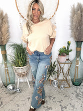 Load image into Gallery viewer, Harvest Bloom Embroidered Jeans