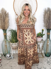 Load image into Gallery viewer, Harvest Muse Bohemian Maxi Dress