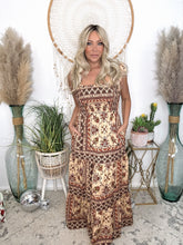 Load image into Gallery viewer, Harvest Muse Bohemian Maxi Dress