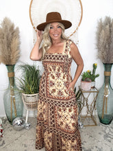 Load image into Gallery viewer, Harvest Muse Bohemian Maxi Dress