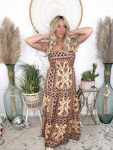 Load image into Gallery viewer, Harvest Muse Bohemian Maxi Dress