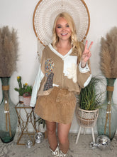 Load image into Gallery viewer, Washed Rebellion Mini Skirt