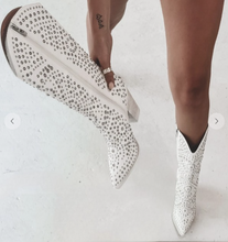 Load image into Gallery viewer, Rhinestone Cowgirl Studded Boots