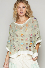 Load image into Gallery viewer, Daisy Dream Crochet Sweater