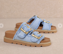 Load image into Gallery viewer, Wild Tides Denim Sandals-Denim