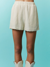 Load image into Gallery viewer, Coastal Ease Crochet Shorts