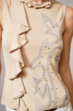 Load image into Gallery viewer, Lasso Western Stitch Knit Top