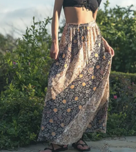 Load image into Gallery viewer, Midnight Meadow Maxi Skirt