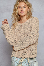 Load image into Gallery viewer, The Boheme Bloom Crochet Sweater