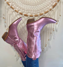 Load image into Gallery viewer, Electric Pink Cowgirl Boots