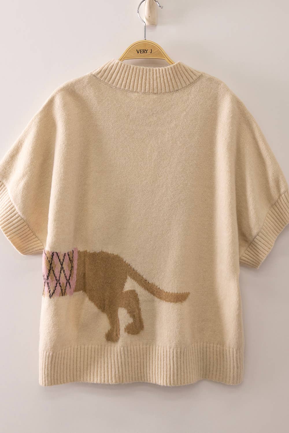 Dachshund Short Sleeve Knit