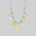 SEA CHARM CORD NECKLACE