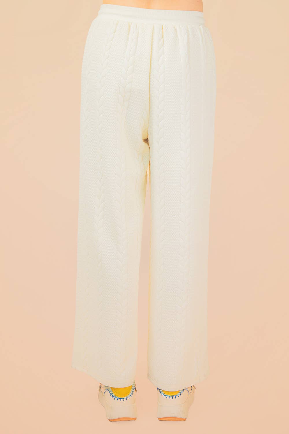 Cable Knit Textured Lounge Pants