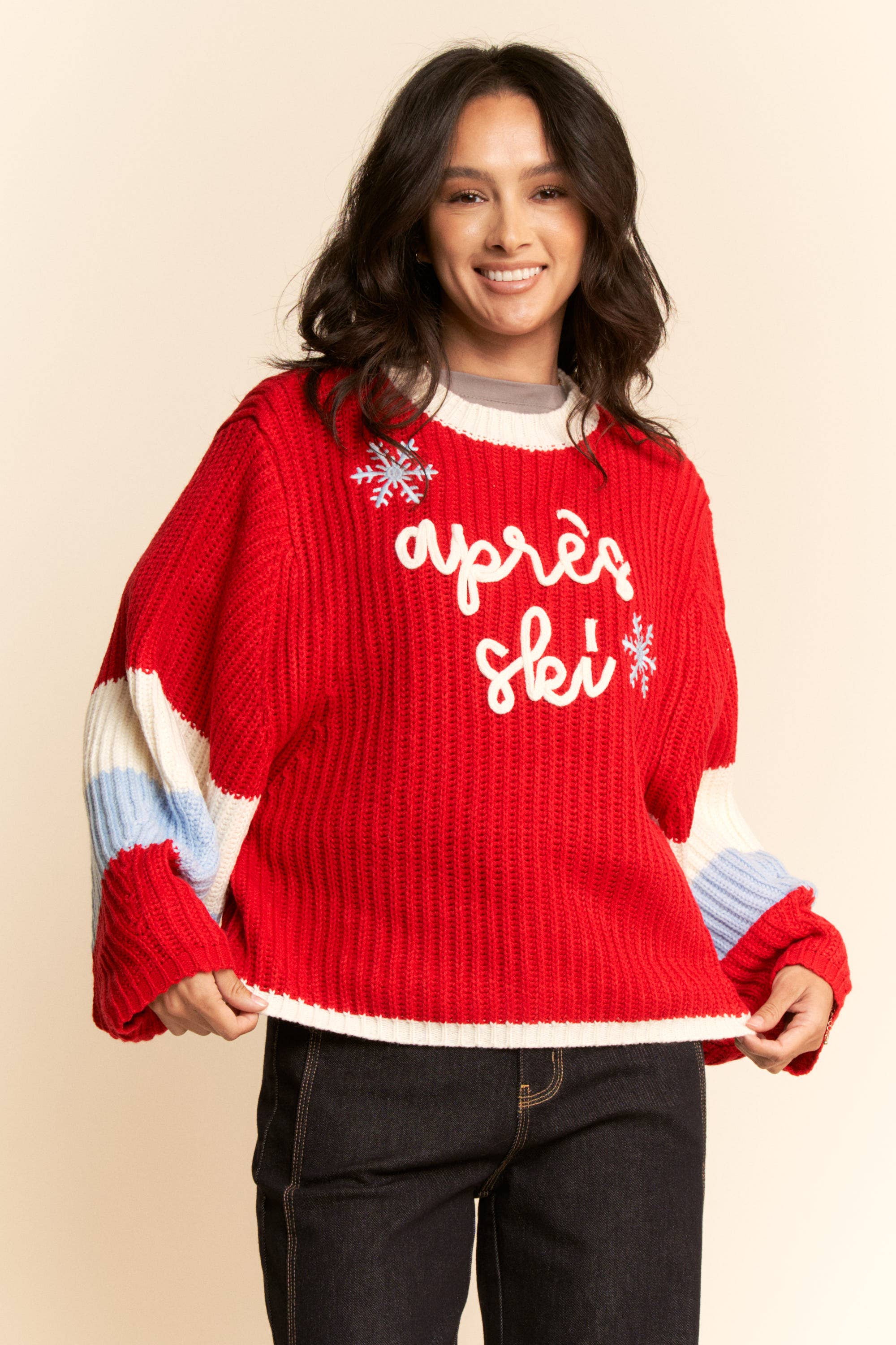 Apres Ski-Embellished Sweater