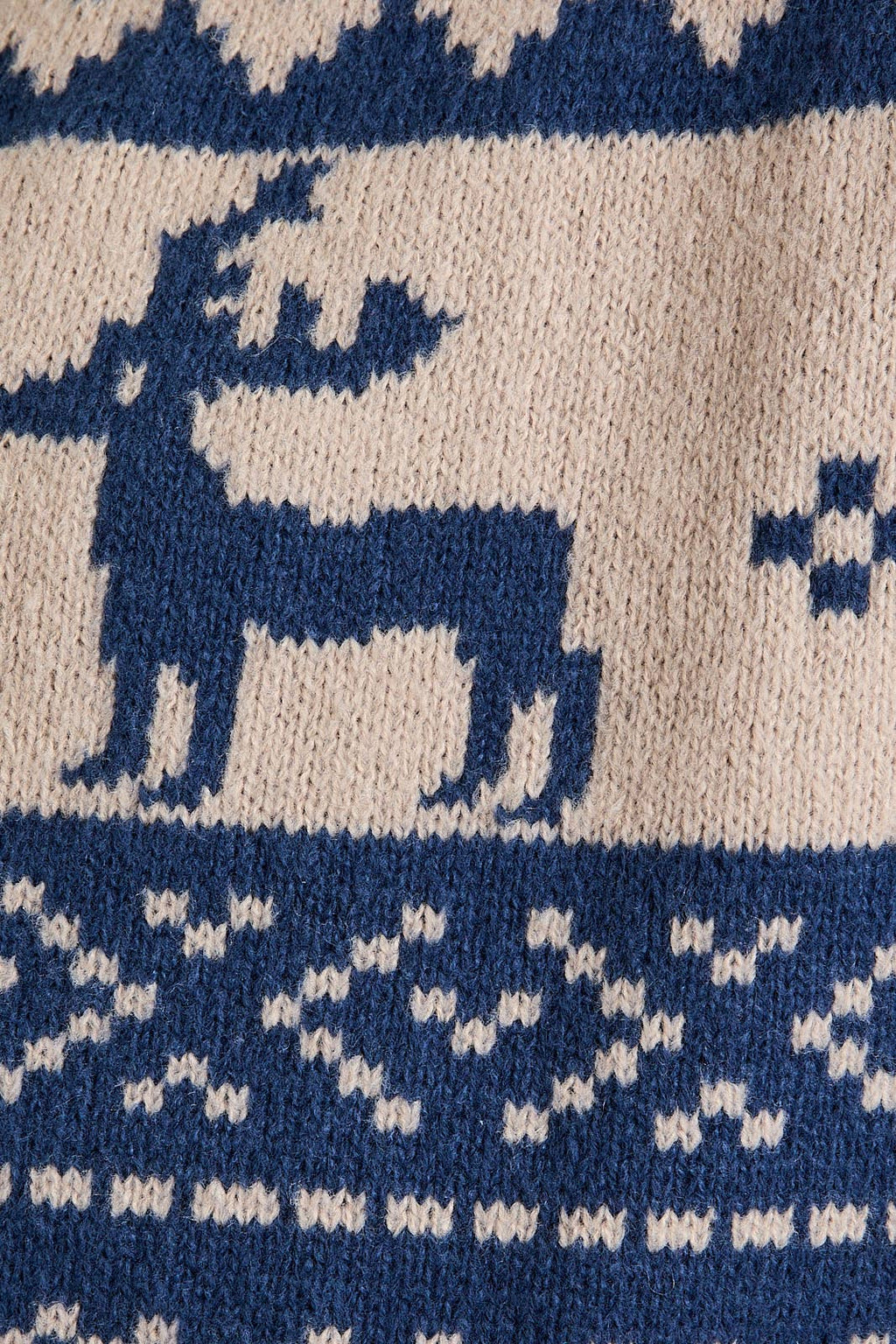 FAIR ISLE QUILTED CARDIGAN