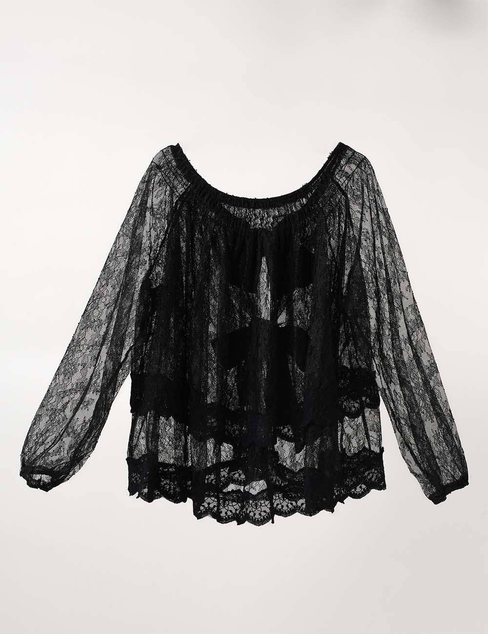 Romantic Layered Bohemian Blouse