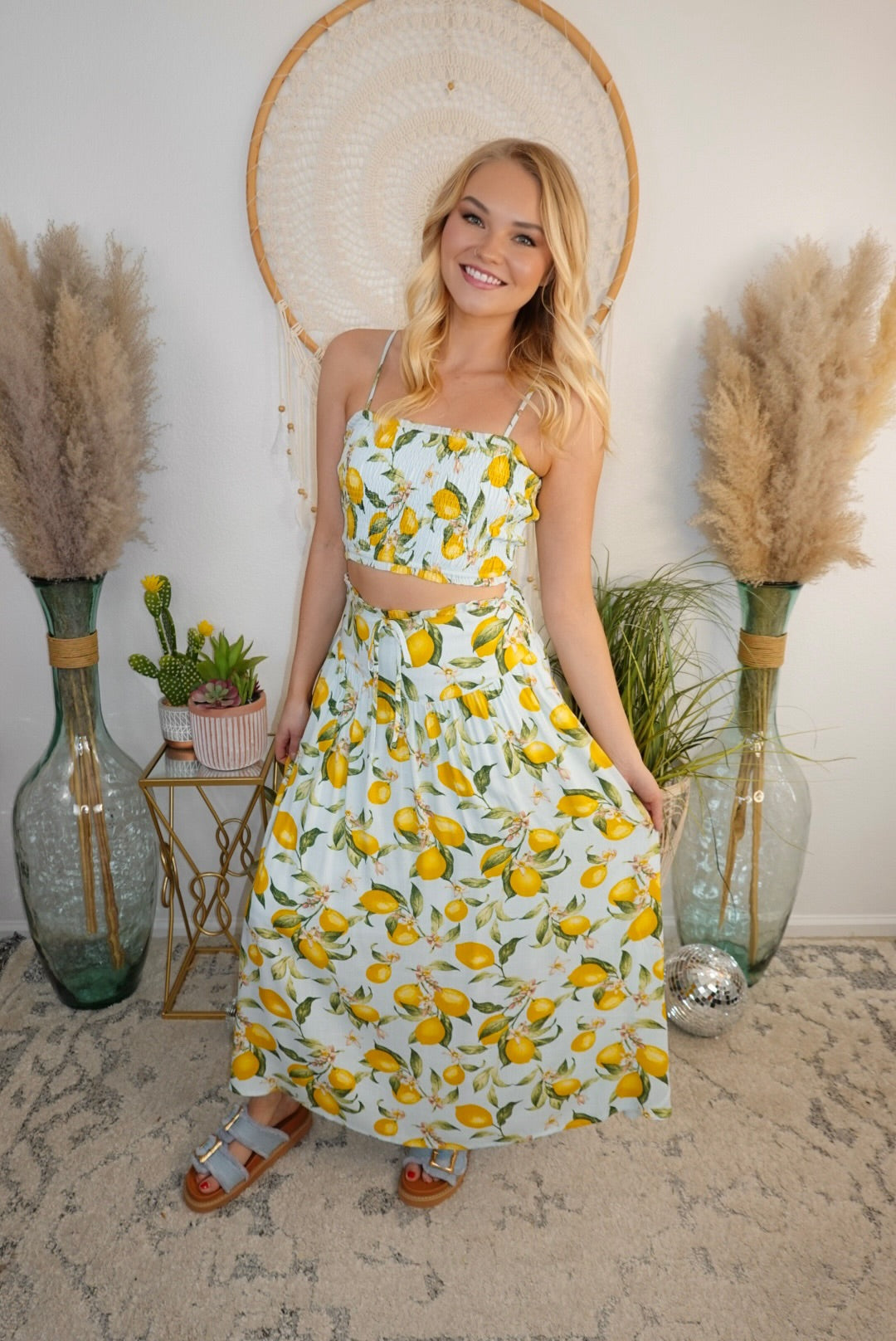 Sorrento Sunrise Skirt and Top Set