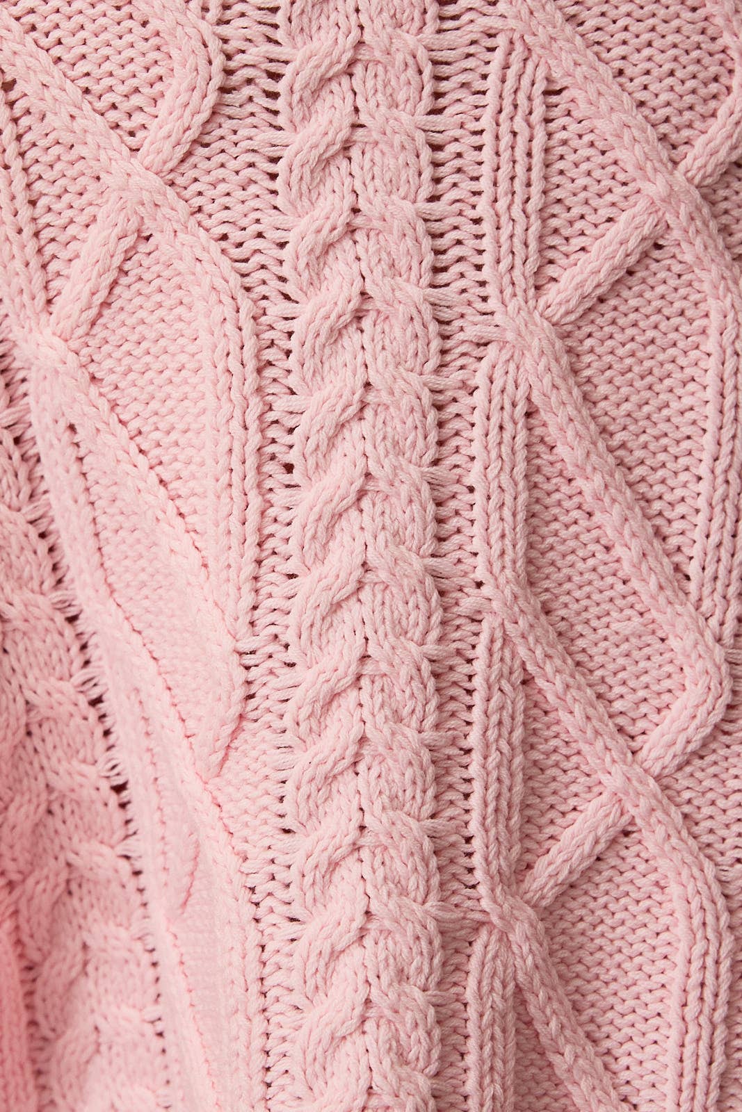 RELAXED FIT CABLE KNIT SWEATER