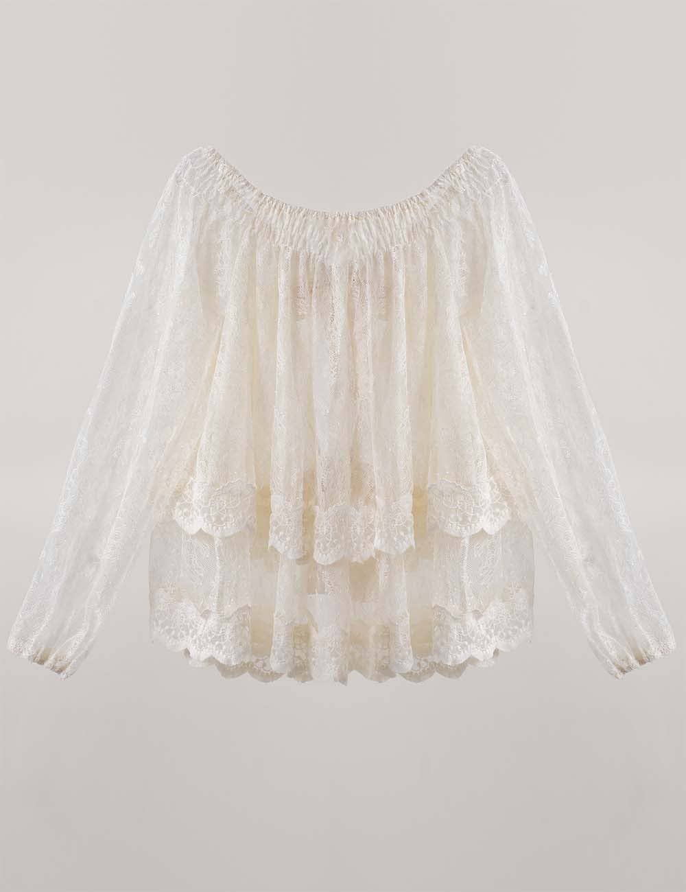 Romantic Layered Bohemian Blouse