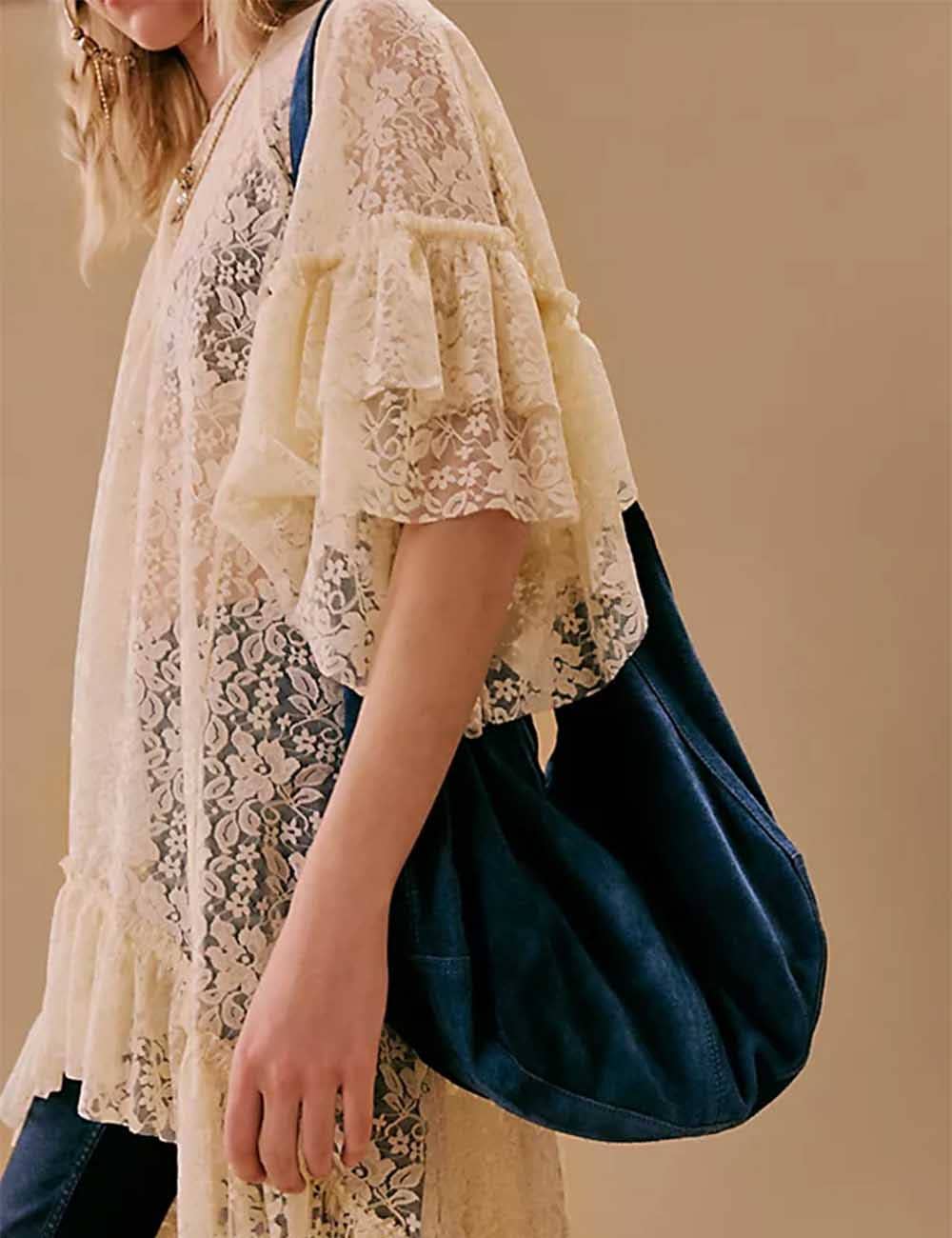 Ladies Floral Mesh Boho Blouse