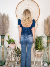 Load image into Gallery viewer, Sweet On You Denim Top
