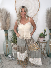 Load image into Gallery viewer, Wanderpatch Wide Leg Pants-Brown Multi
