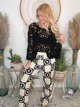 Load image into Gallery viewer, Boho Nights Crochet Sweater
